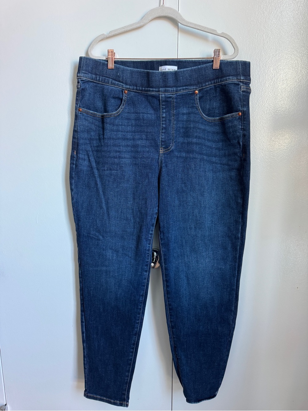 Lane Bryant Indigo Stretch Jeggings - Deep Blue